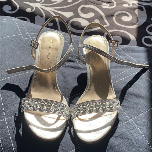 silver going out shoes